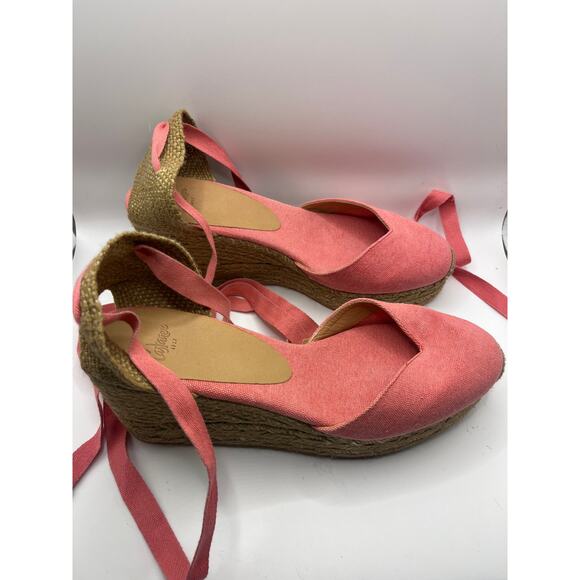 Castañer Carina Wedge Espadrille In Pink - Picture 5 of 16